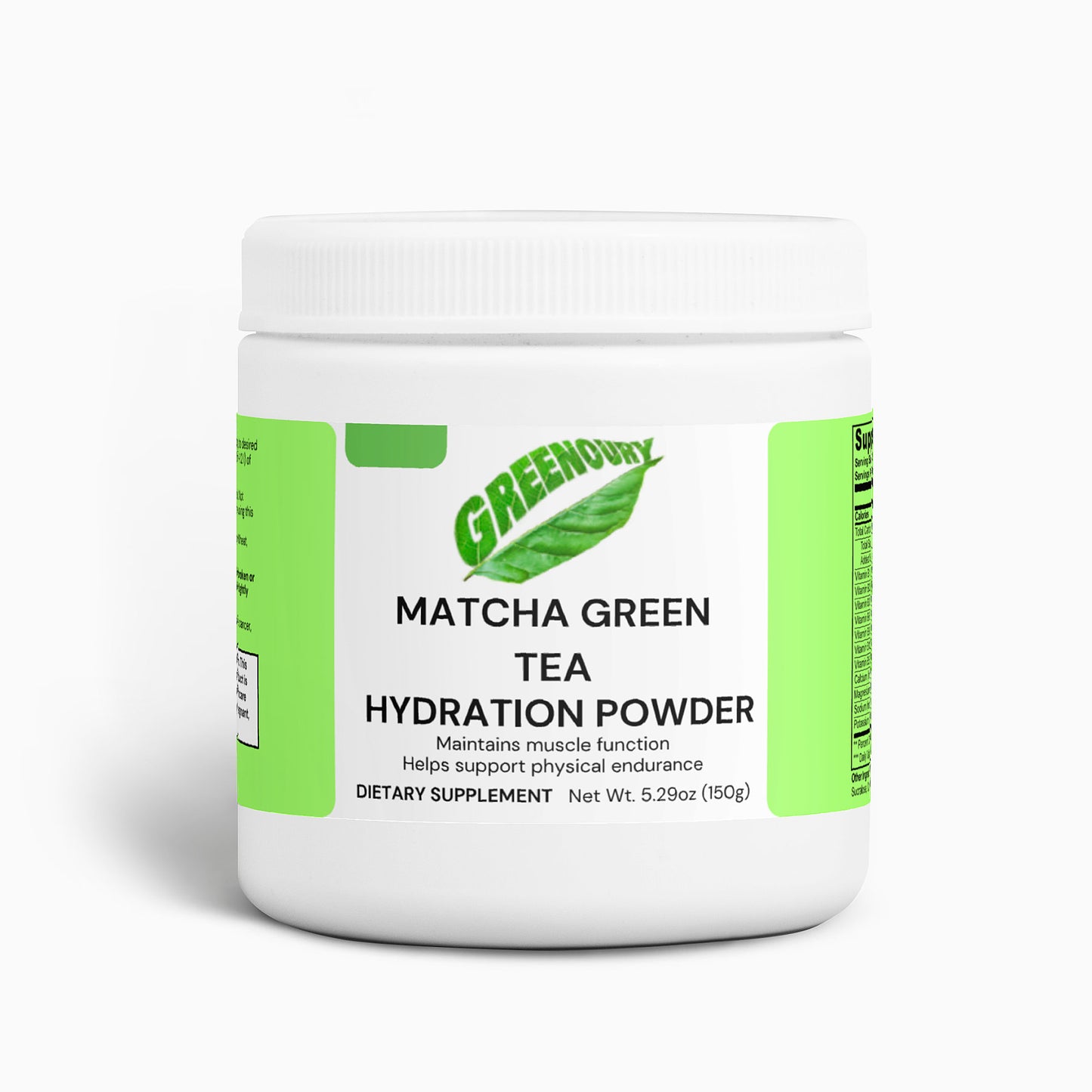 Hydration Powder (Matcha Green Tea)